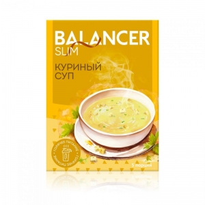 Коктейль BALANCER SLIM со вкусом &laquo;Куриный суп&raquo;, 5 саше